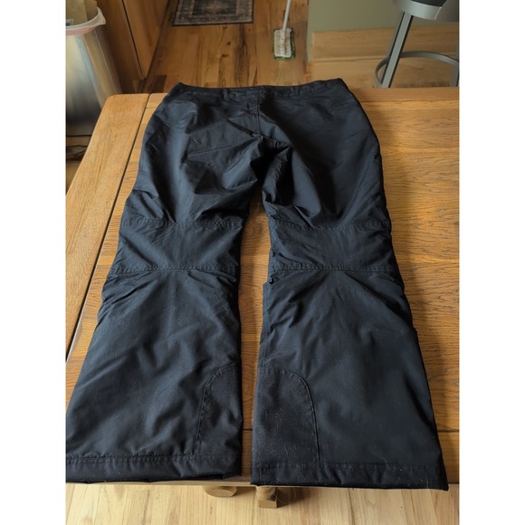 LANDS END WOMEN'S INSULATED SKI PANTS BLACK WATERPROOF SIZE 18 - Picture 5 of 12